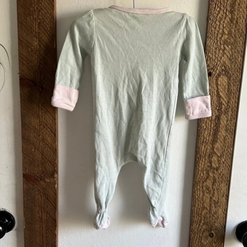 Cloud Island Baby Girl Zip Footies One Piece Zip Up Sleep & Play Footies 3-6 M